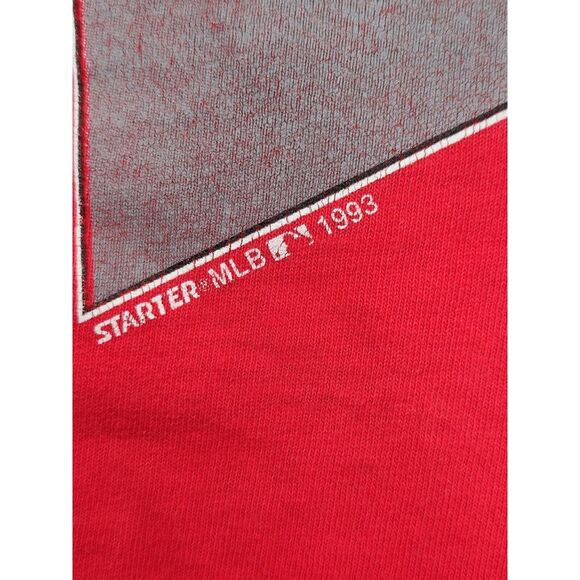 Starter VTG Philadelphia Phillies MLB Baseball Made USA Single Stitch Shirt XL - Picture 6 of 14